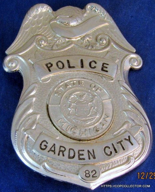 GARDEN CITY, MICHIGAN POLICE BADGE